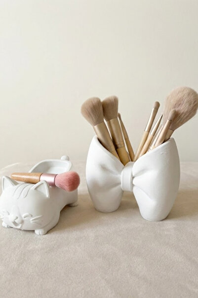 Oxyteez Neşeli Kedi Dostlar Dekoratif Kedi Figürleri Tealight Mumluk ve Atışt...