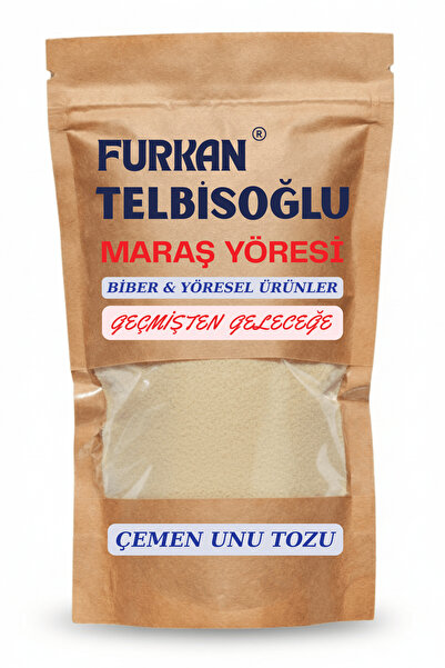 Furkan Telbisoğlu Maraş Yöresi Çemen Unu Toz (Katkısız, Yeni Mahsül) 100GR