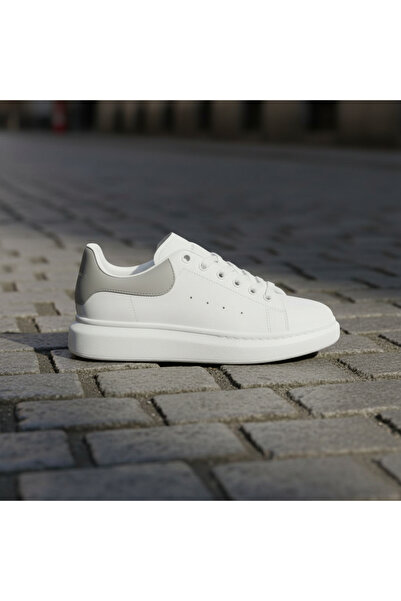 usluayakkabı Unısex Yüksek Taban Bağcıklı Spor Ayakkabı