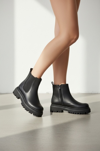 PATİK BEBE Cizme pentru fete, cu fermoar elastic, căptușite calde