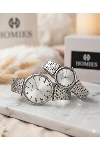 Homies Couple Watch-Lovers' Watch Original Product 2 Years Warranty 3Atm Water Resistance Gift Package