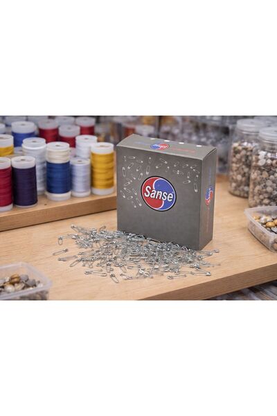 Sanse 22 mm Çengelli İğne – Gümüş Renk | 1728 Adet