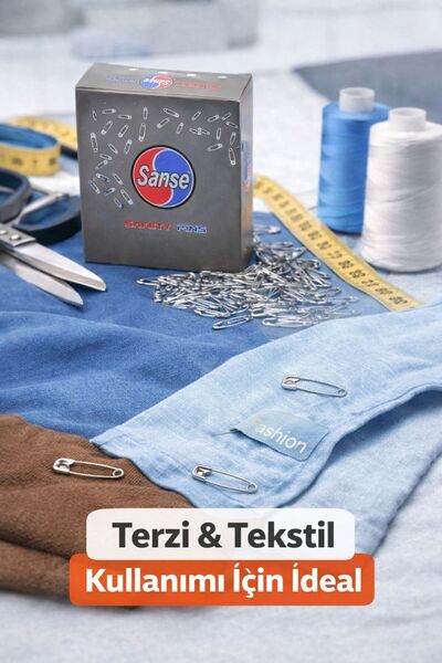 Sanse 22 mm Çengelli İğne – Gümüş Renk | 1728 Adet