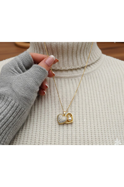 MiniPera قلب قلادة المحيط الفولاذية