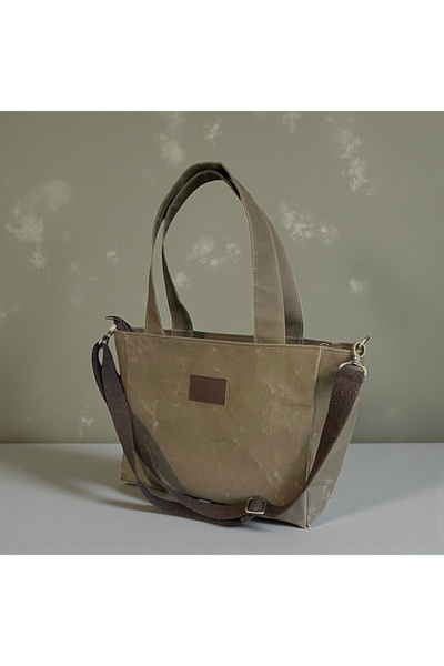 Nuggita Mink Waxed Canvas - Geantă de umăr