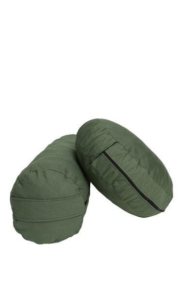 Remege Spor Malzemeleri Σετ μαξιλαριών Bolster & Meditasyon - Pilates Latte