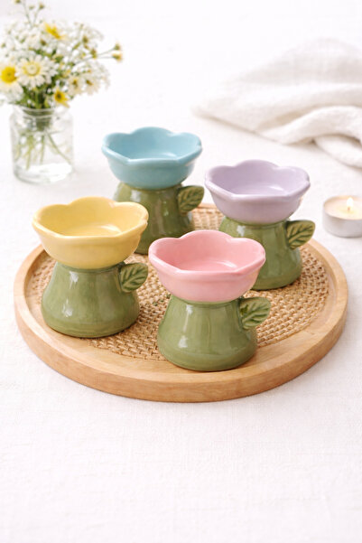 MORMEYDAN Gül modeli Seramik buhurdanlık 7 cm