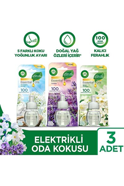 Air Wick Elektrikli Oda Kokusu Yedek Şişe Seti X 3 Adet