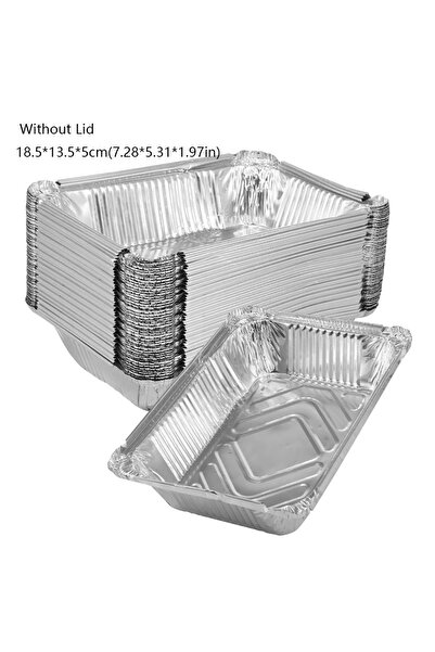 Choice 10 قطع من حاويات تخزين الطعام المصنوعة من رقائق الألومنيوم للاستخدام م...