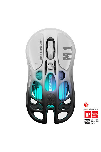 Gravastar Mercury M1 Pro RGB 26.000 DPI Optik Gaming Mouse, Kablosuz, Magnezy...