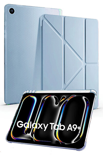 Nezih Case Samsung Galaxy Tab A9 Plus 11 Inc (X210) Kalem Bölümlü Standlı Uyk...