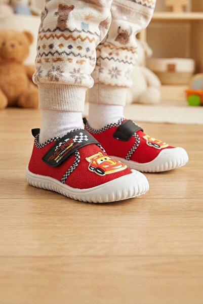 GEZER Summer Boy's Comfortable Sole Velcro Ρυθμιζόμενο λινό Σπίτι Σχολείο Νηπ...