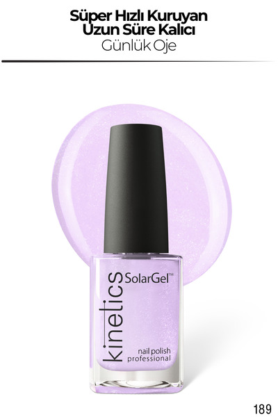 kinetics SolarGel Günlük Oje - Uzun Süre Kalıcı, Yoğun Pigment | #189 FLOWERY