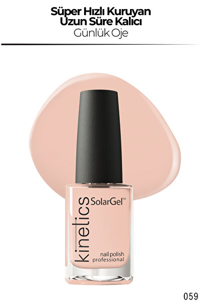 kinetics SolarGel Günlük Oje - Uzun Süre Kalıcı, Yoğun Pigment | #059 ROSE PE...