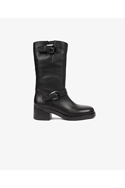 Greyder Kadın Siyah Hakiki Deri Günlük Bot 4K2TB59142