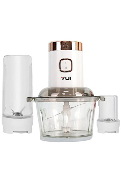 Yui M2001 3'ü 1 Arada 2 Kademeli Hız Ayarlı Rondo Seti Beyaz Rose Gold ( Türk...