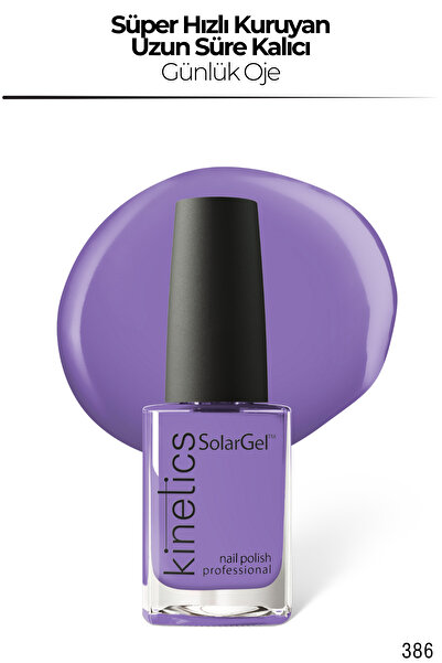 kinetics SolarGel Günlük Oje - Uzun Süre Kalıcı, Yoğun Pigment | #386 İCE İS ...