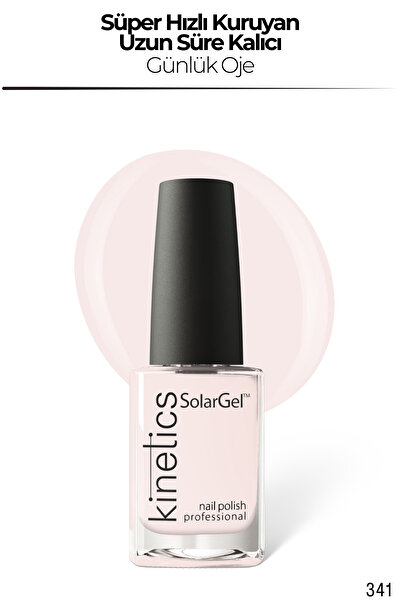 kinetics SolarGel Günlük Oje - Uzun Süre Kalıcı, Yoğun Pigment | #341 PEARL H...