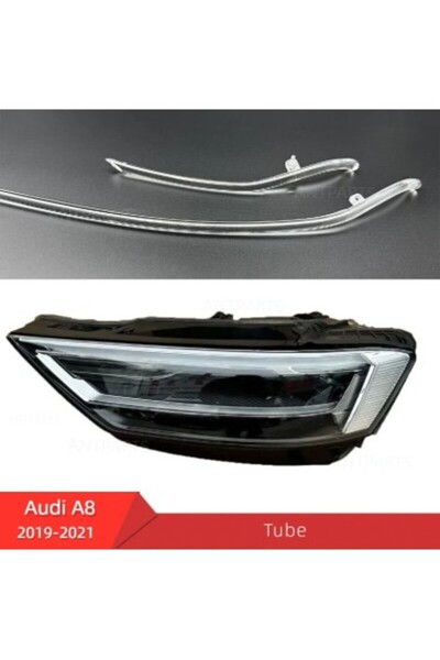 Xenon Bright Reparație DRL far stânga cu fibră optică compatibil cu Audi A8 D...