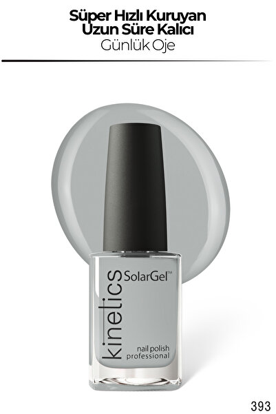 kinetics SolarGel Günlük Oje - Uzun Süre Kalıcı, Yoğun Pigment | #393 İVORY N...
