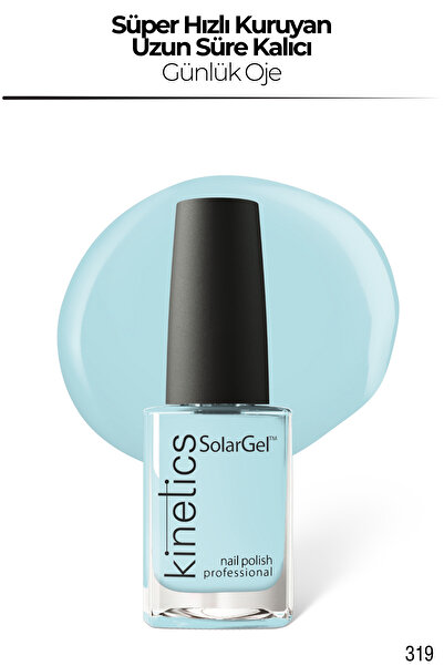 kinetics SolarGel Günlük Oje - Uzun Süre Kalıcı, Yoğun Pigment | #319 SWAN LA...