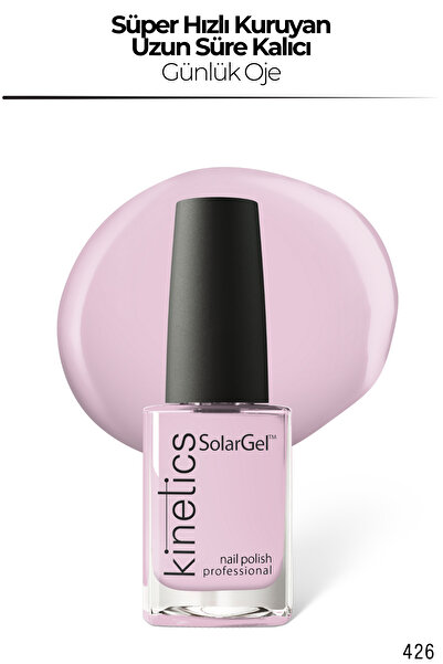 kinetics SolarGel Günlük Oje - Uzun Süre Kalıcı, Yoğun Pigment | #426 NO Wİ-F...