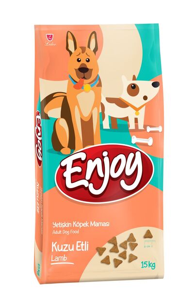 Enjoy Kuzu Etli Ve Pirinçli 15 Kg Yetişkin Köpek Maması