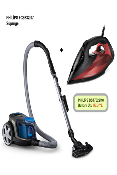 Philips PHILPS FC9332/07 TURBO BASLIKLI POWER PRO SUPURGE + DST7022 7000 SERİ...