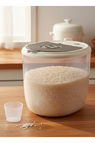 Supecial حاوية تخزين أرز كبيرة سعة 10 لتر مع كوب قياس