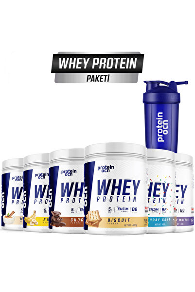 Proteinocean Whey Protein™ Paketi - 6lı Paket - 400g x 6 Adet