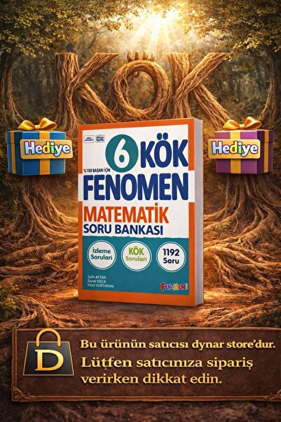 Fenomen Yayıncılık FENOMEN 6.SINIF KÖK MATEMATIK SORU BANKASI