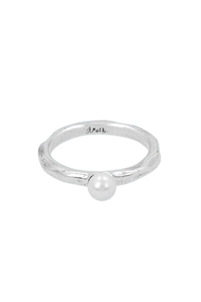 Anekke Silver pearl ring size 12