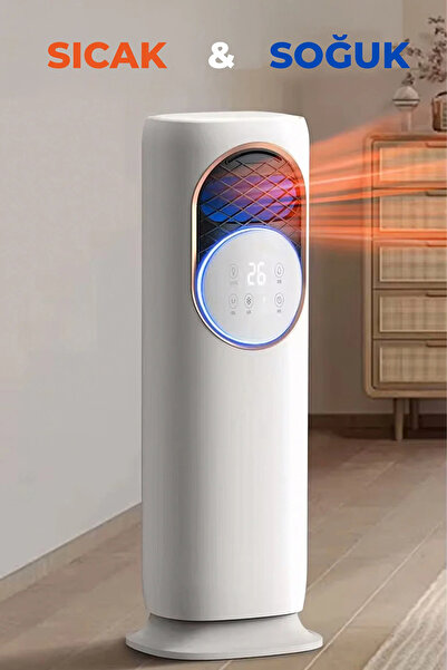 NEFFO Uzaktan Kumandalı Sıcak Soğuk Akıllı Klima Fanı 2000W Isıtma, 60W Soğut...