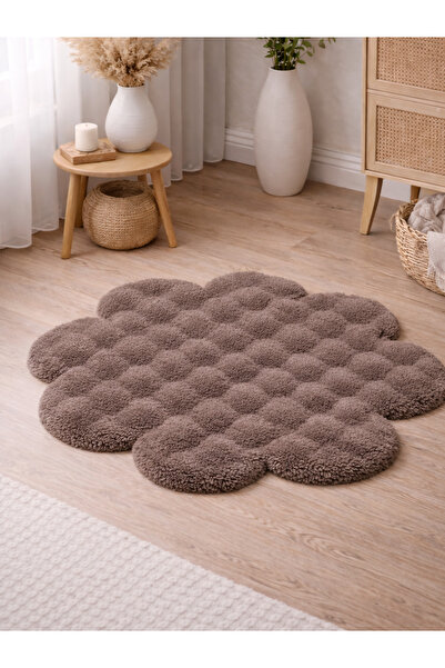 Paco Home Yumuşak Bubble Kaymaz Özel Taban Peluş Halı Yolluk