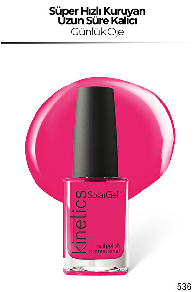 kinetics SolarGel Günlük Oje - Uzun Süre Kalıcı, Yoğun Pigment | #536 Essence...