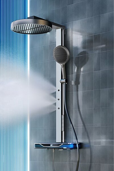 OXYAQUA Avalon SPA Akıllı Robot Duş seti - Piyano Dijital Led Göstergeli Term...