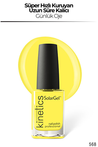 kinetics SolarGel Günlük Oje - Uzun Süre Kalıcı, Yoğun Pigment | #568 THE BES...