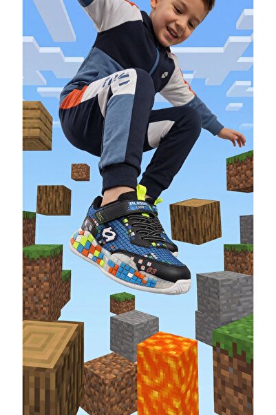 Nstil Zilnic Unisex Copii Negru Albastru Pantofi sport Pantofi cu velcro Conf...