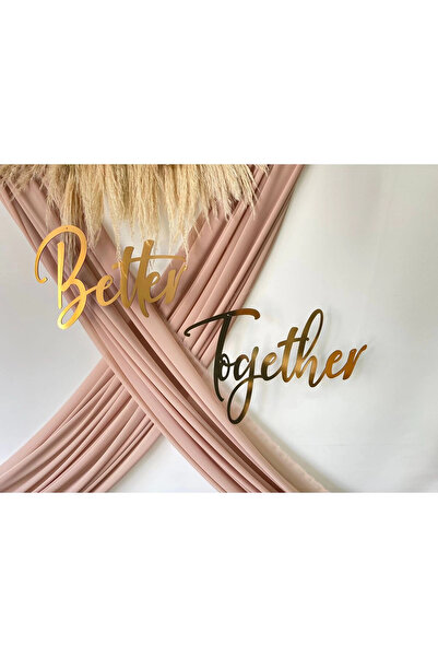 RetroLazer Kişiye Özel Nişan Söz Düğün İsimlik Better