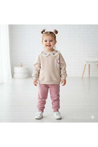 Messinho طقم بناتي مطبوع برباطين من ياكالي للأعمار 2 و3 و4 و5 سنوات