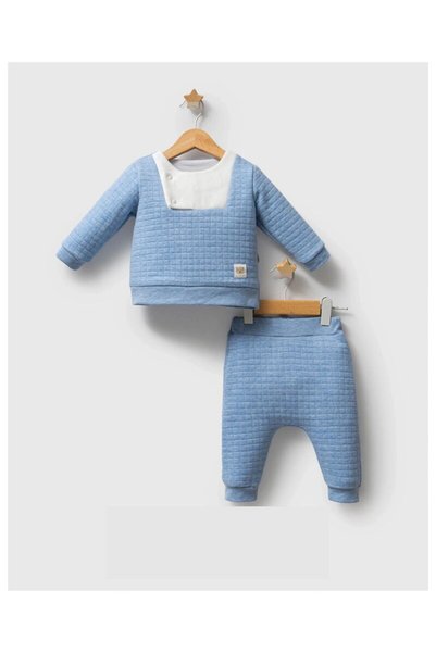 Tongs Baby 9003T Erkek Bebek Quılted Kışlık 2'li Takım