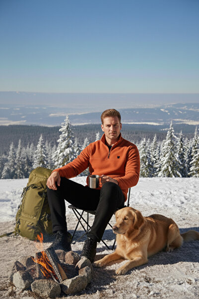 Buratti قصة ضيقة سترة بولار للرجال مقاومة للتكتل ومقاومة للوبر ومقاومة للبرد ...