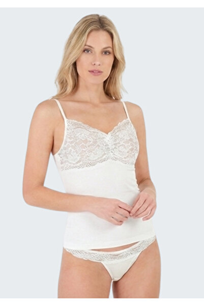 LUW 8700 Ecru Color 2-Piece Singlet Lace Σετ