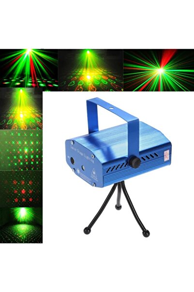 ROZIA Mini Laser Disko Parti Festival Aydınlatma Sahne Mini Lazer
