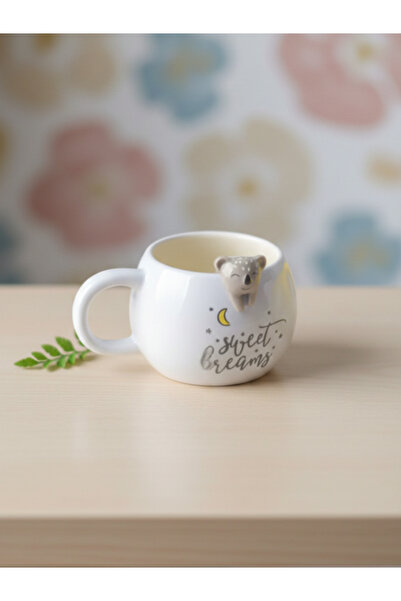 Tohana 3D Ceramic Mug with Cute Animal Figure