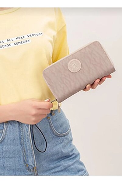 La'Graccia Krinkıl Vizon Polo Büyük Boy Çift Gözlü El Çanta Ve Cüzdan