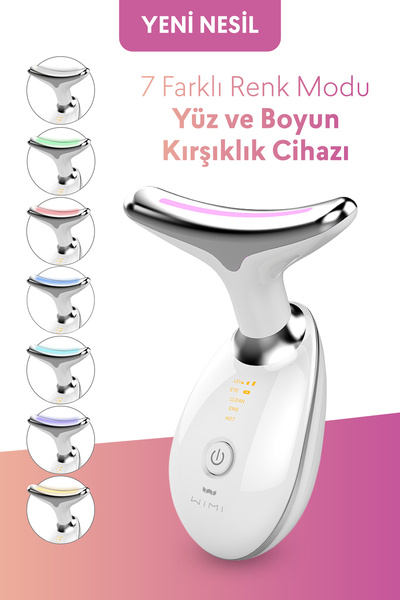 wimi Yüz Ve Boyun Kırşıklık Giderici 3 Modlu Ems Güzellik Cihazı ( Gıdık, Sar...