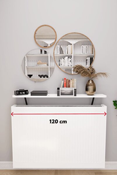 Mirobi Soravel Petek Üstü Uçan Raf Dresuar Kalorifer Peteği Rafı 120 X 18 Cm ...