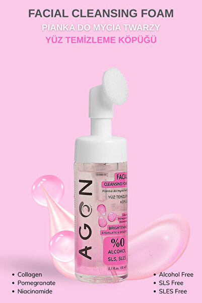 Agon Kolajen Özlü Yüz Temizleme Köpüğü 150 ML