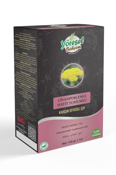 Yöresel Bahçem Mixed Herbal Tea with Watercress and Hayit Seeds (120g)